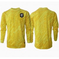 Nederländerna Målvakt Bortatröja EM 2024 Långärmad